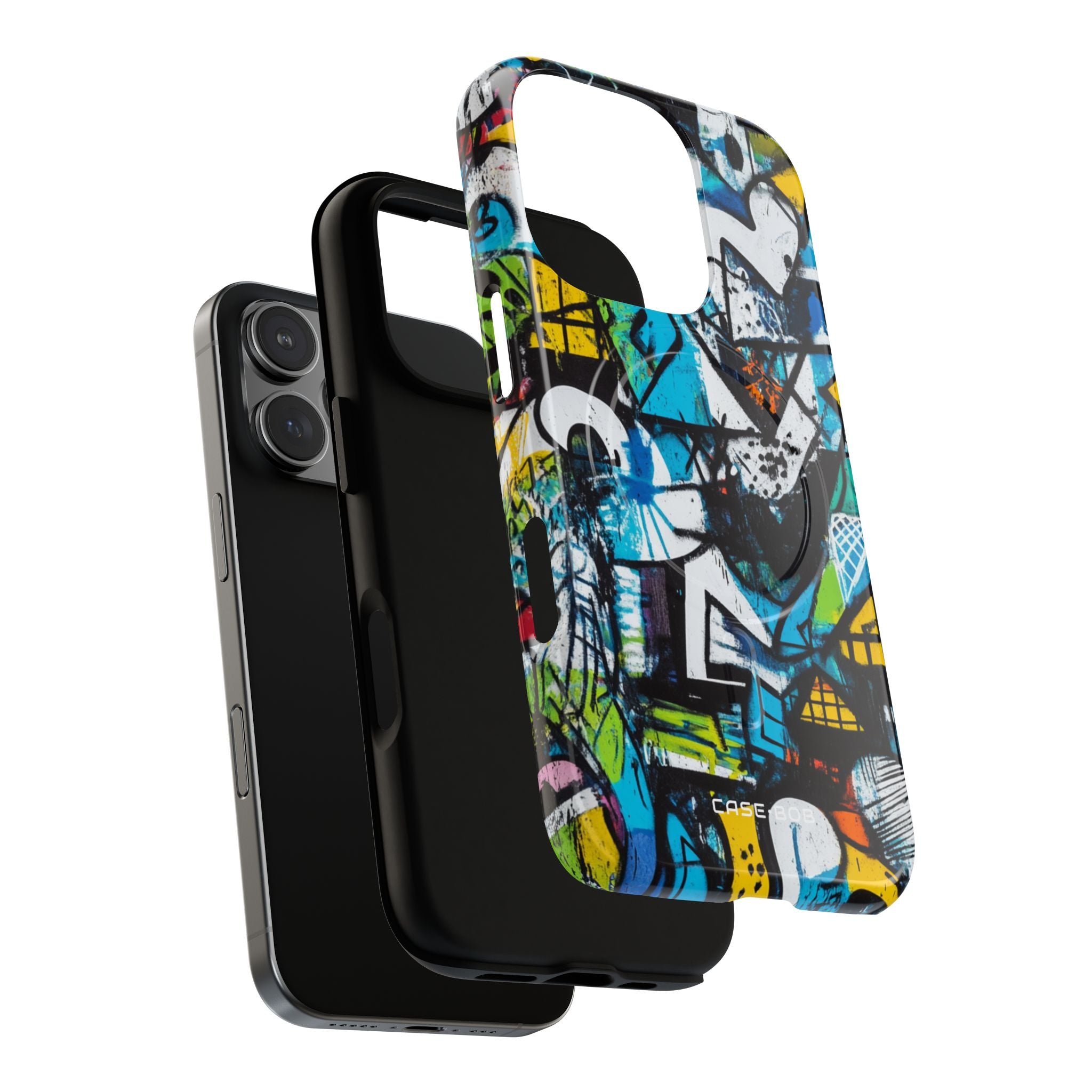 Weißer Ripple Drift iPhone 16 Pro Case - Tough+