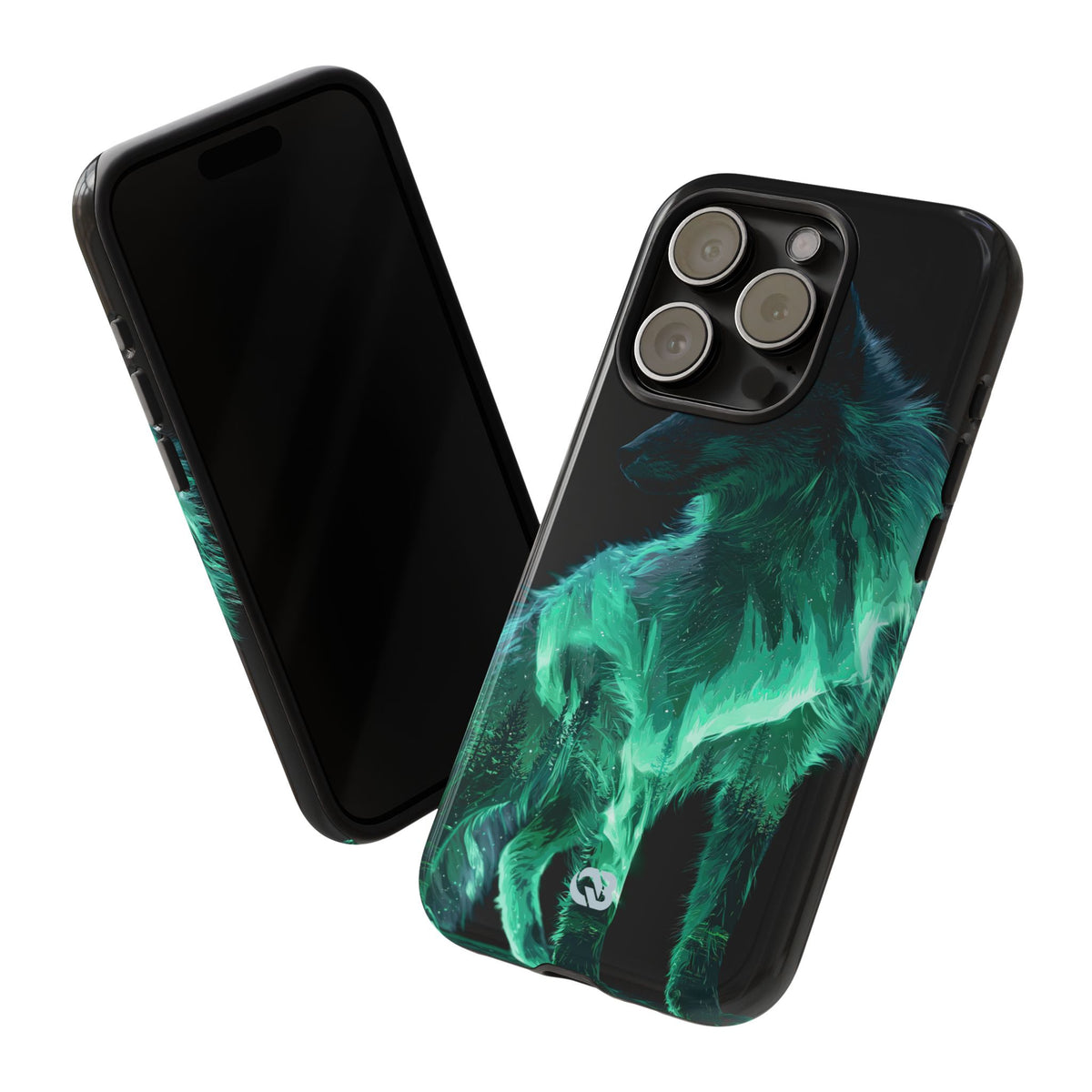 Nordic Aurora Fox · Tough Phone Case for iPhone · Teal
