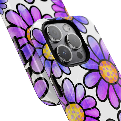 Polka Dot Blooms iPhone 15 Pro Case - Tough+