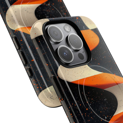 Orange Grit Twist · Tough+ Phone Case for iPhone · Magsafe