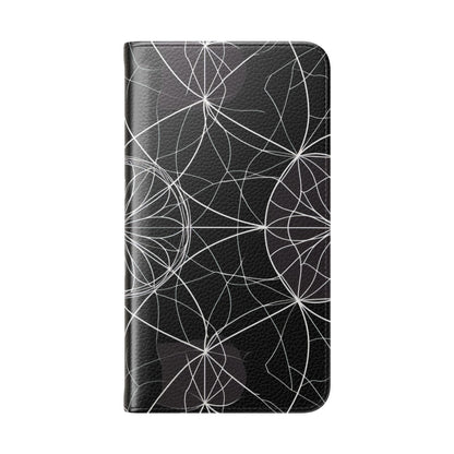 Witte Mandala Stralings - Samsung S23 Case - Portemonnee