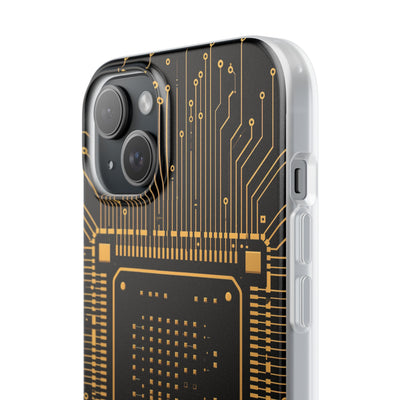 Gold Lite Phone Case for iPhone - Cyber Gold Processor