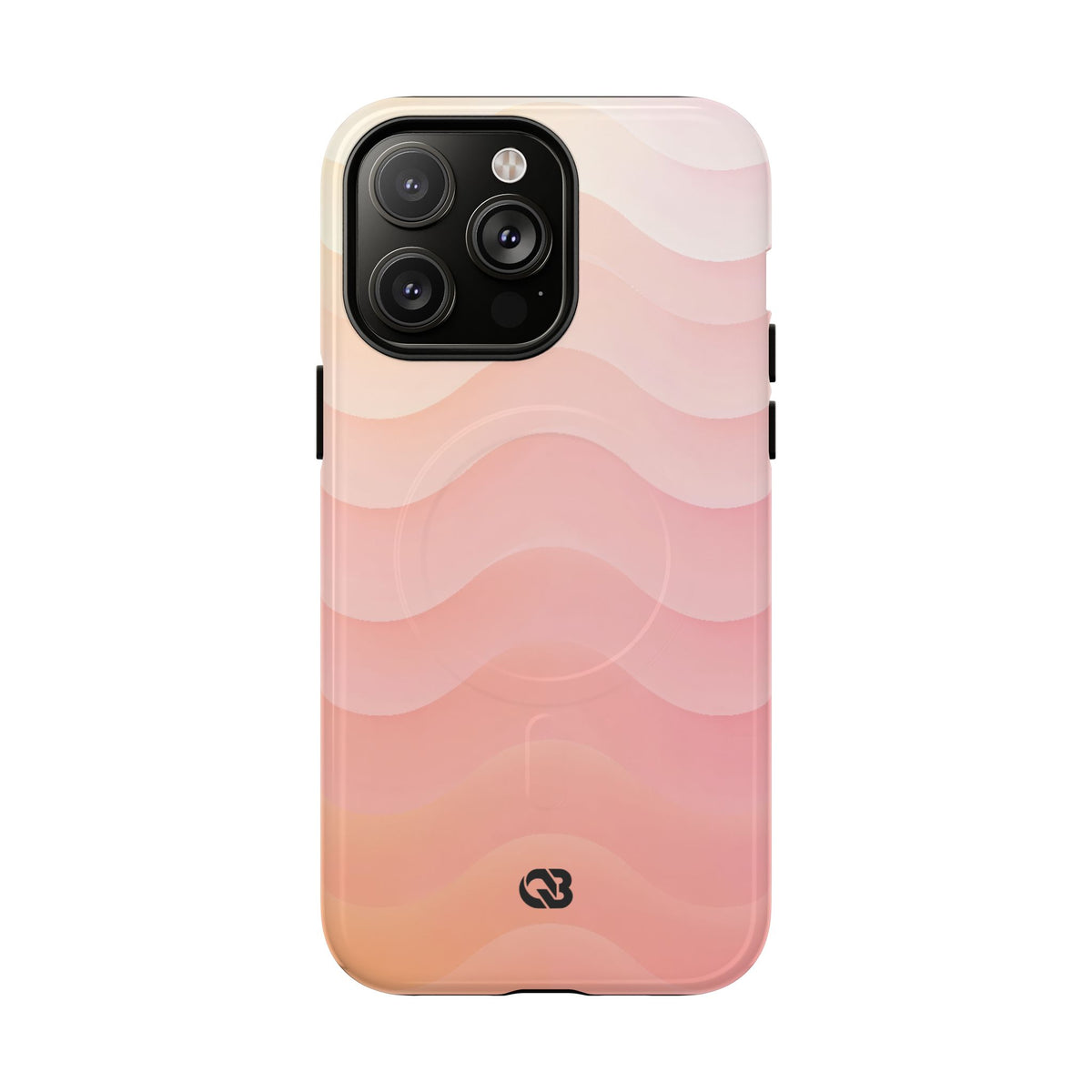 Blush Horizon Waves · Tough 2.0 Magnetic Phone Case for iPhone · Pink