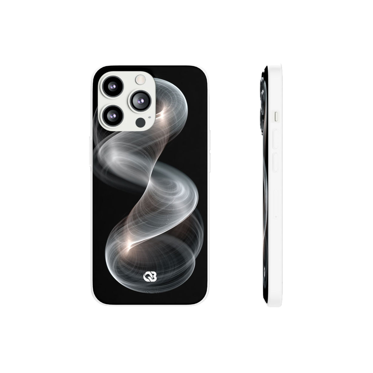 Luminous Vortex · Lite Phone Case for iPhone ·  Black