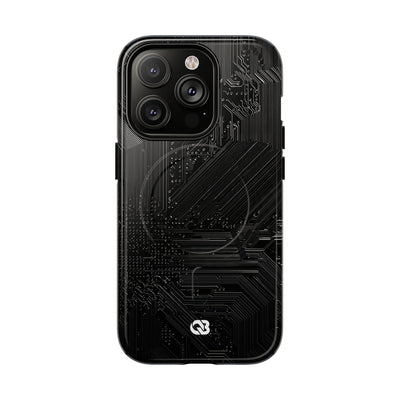Obsidian Circuitry · Tough 2.0 Magnetic Phone Case for iPhone · Black