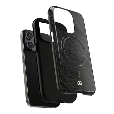 Black Tough 2.0 Magsafe Phone Case for iPhone - Raw Obsidian Slate
