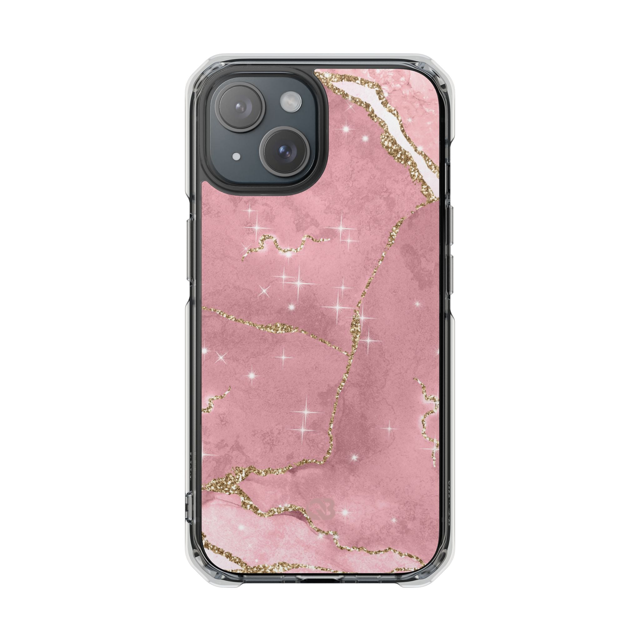 Rose Sparkle Marble · Impact Handyhülle für iPhone · Magsafe