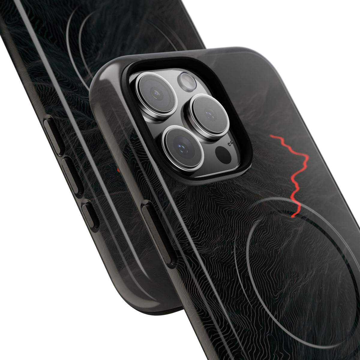 Crimson Ridge Pass · Tough 2.0 Magnetic Phone Case for iPhone · Black