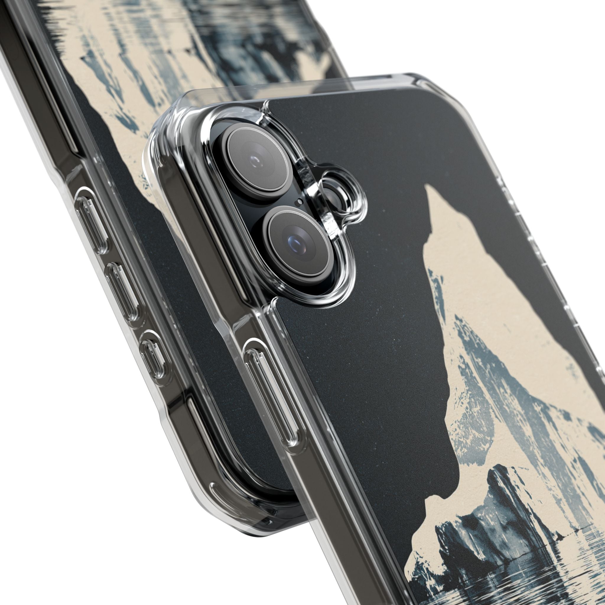 Blue Impact MagSafe Phone Case for iPhone - Frozen Navy Monolith