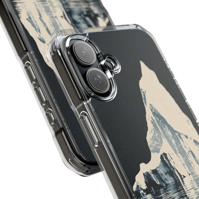 Blue Impact MagSafe Phone Case for iPhone - Frozen Navy Monolith