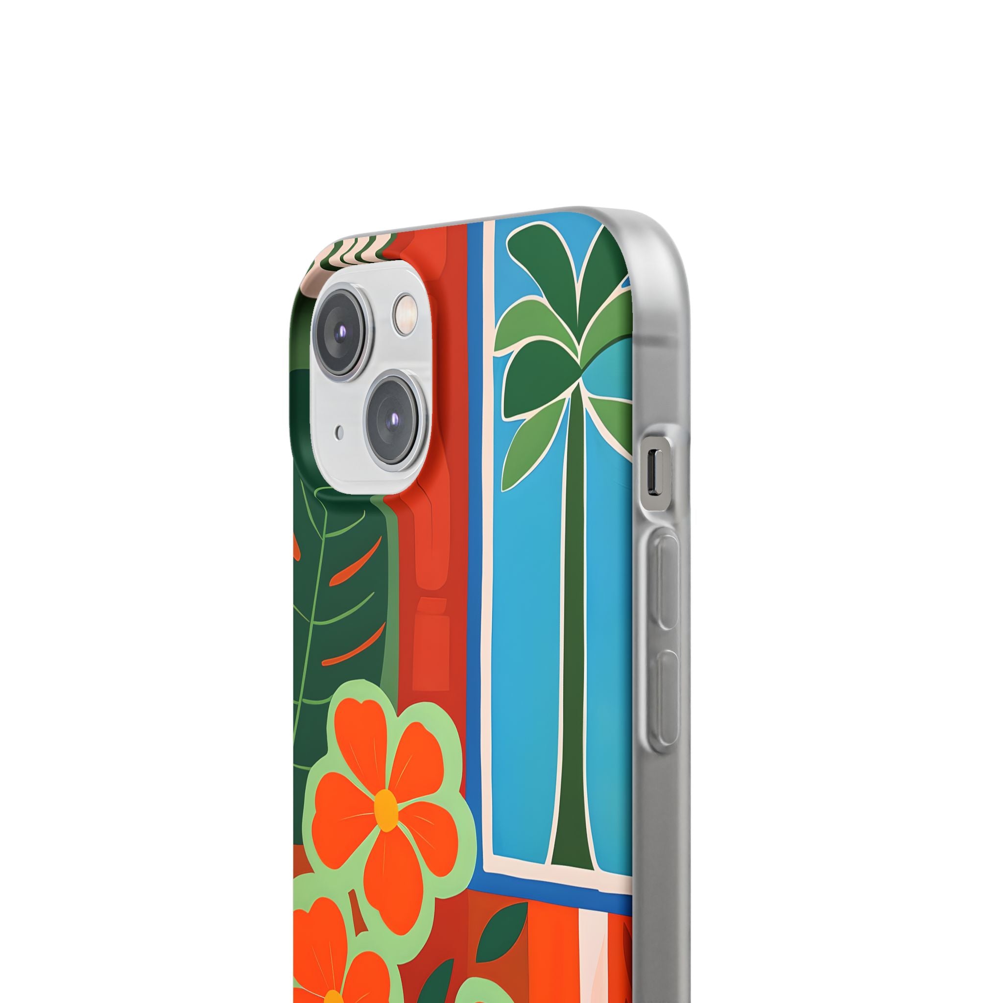 Vivid Jungle Collage · Soft Case dla iPhone