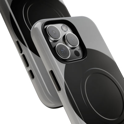 Grey Tough 2.0 Magsafe Phone Case for iPhone - Matte Onyx Sphere