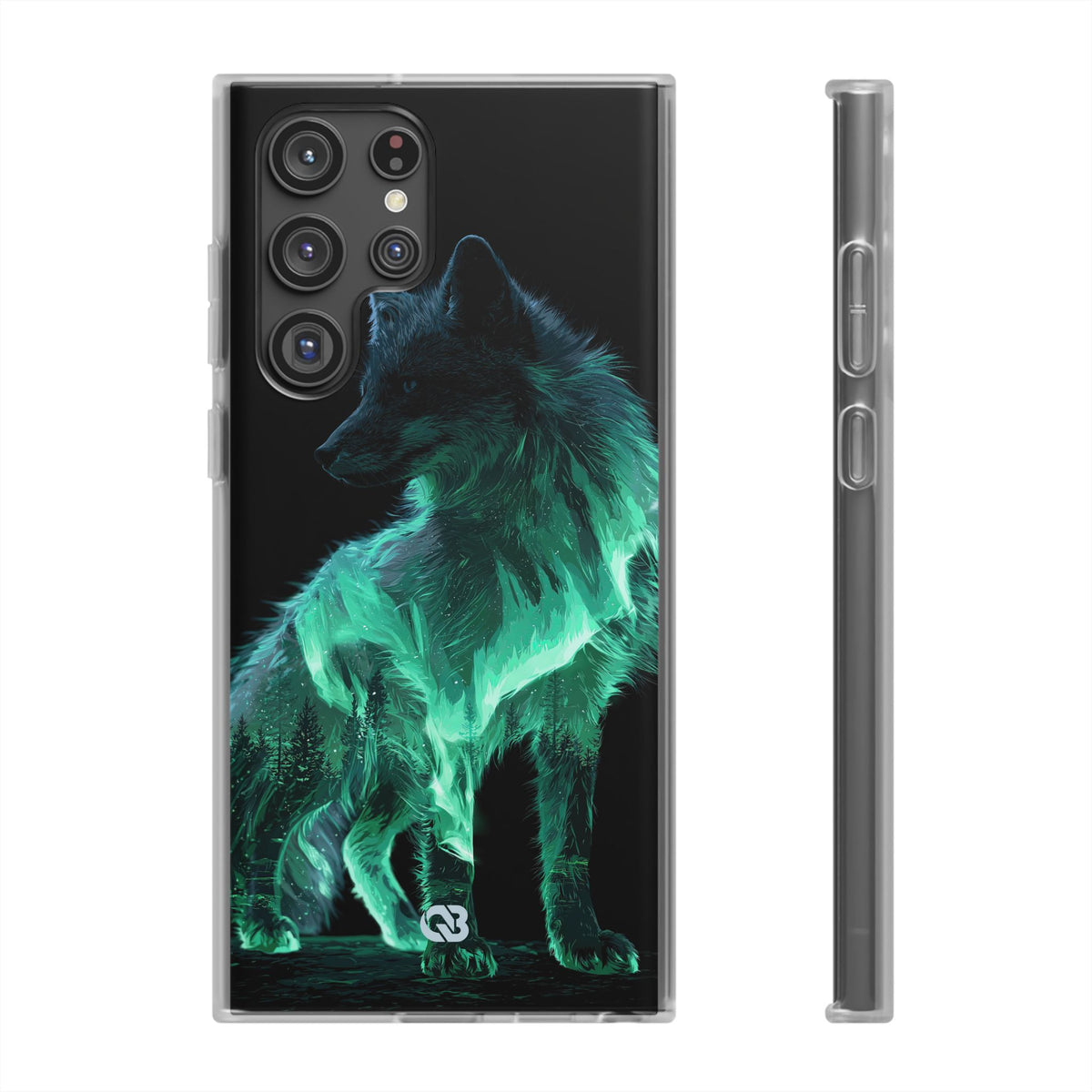 Nordic Aurora Fox · Lite Phone Case for Samsung · Teal