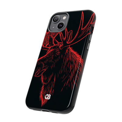 Nordic Elk · Tough Phone Case for iPhone · Black