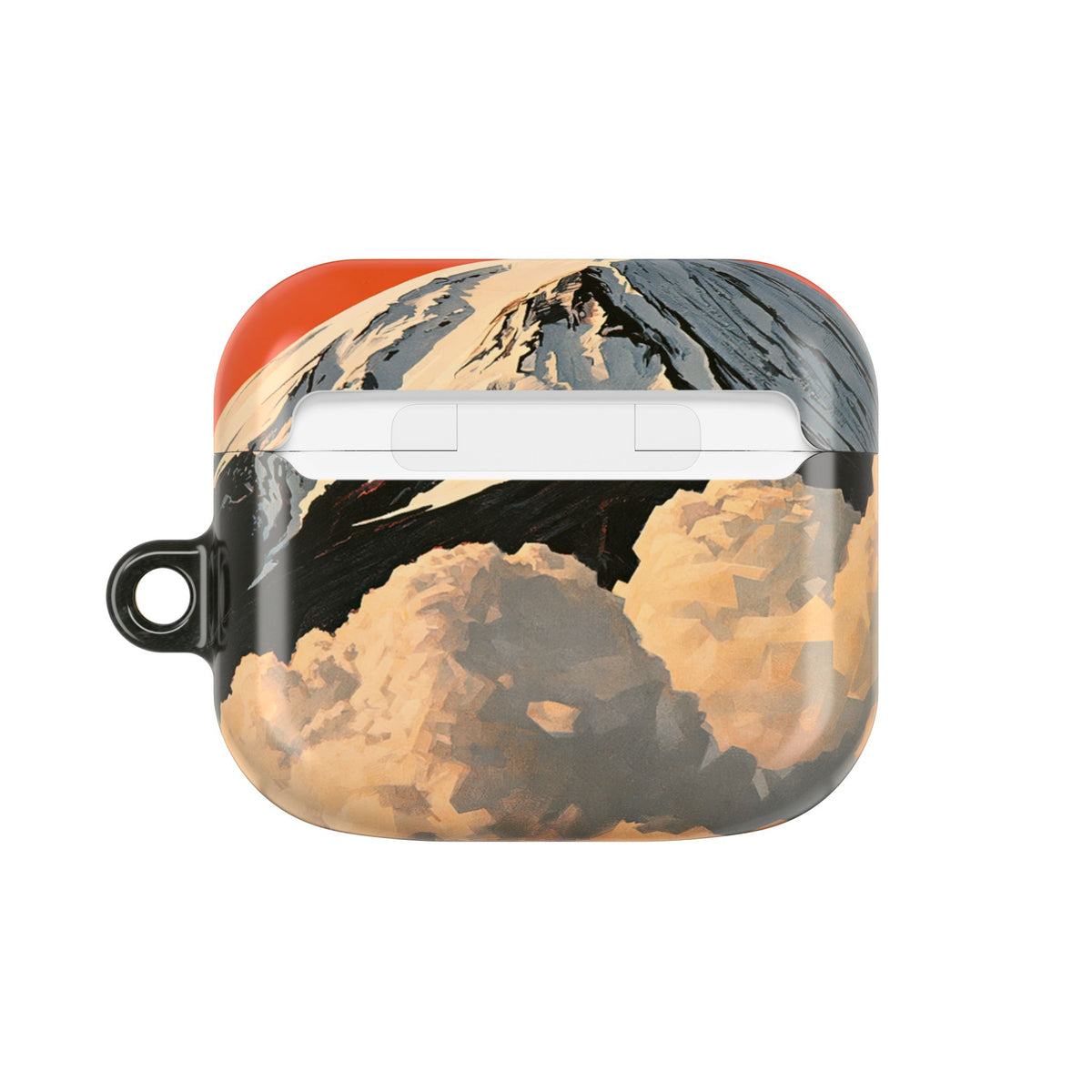 Sacred Peak Fuji · Hard Case for AirPods & AirPods Pro · Orange