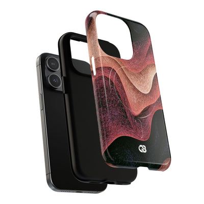 Rose Contour Waves · Tough 2.0 Magnetic Phone Case for iPhone · Pink