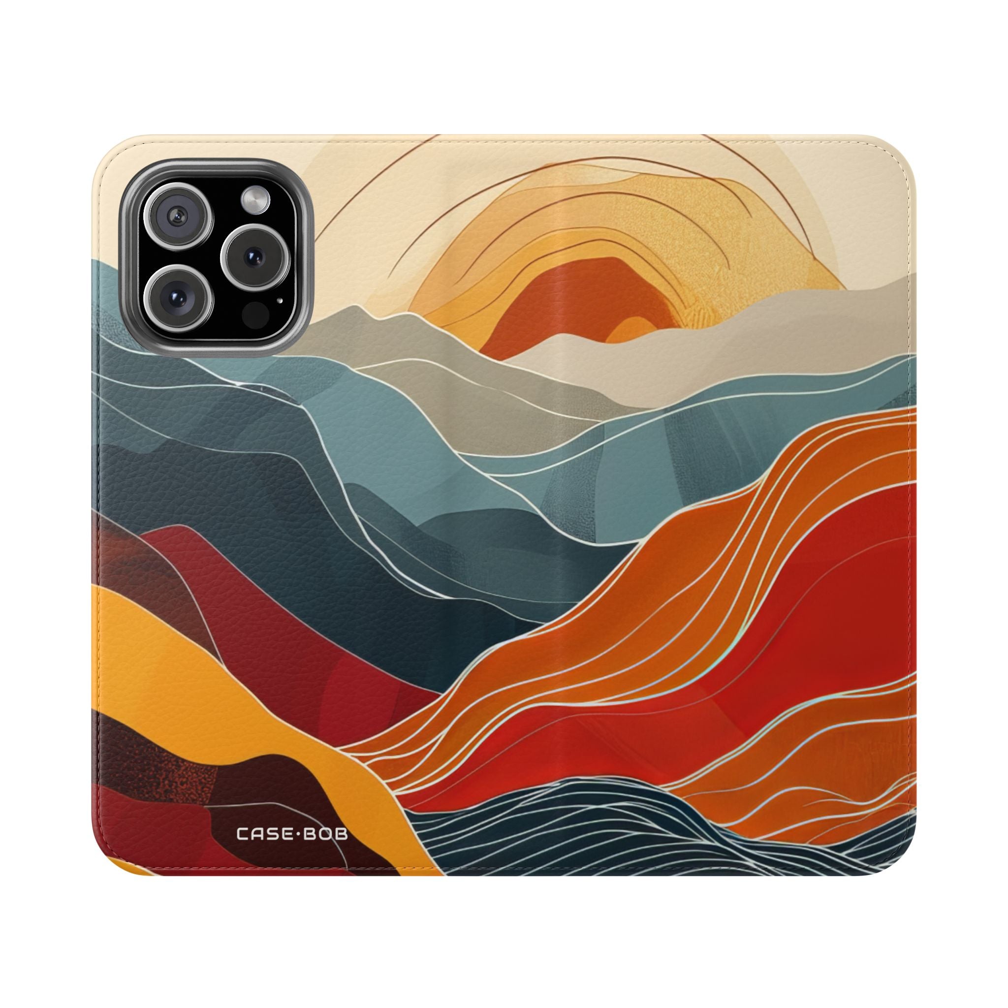 Crimson Hills - iPhone 16 Max Case - Lompakko