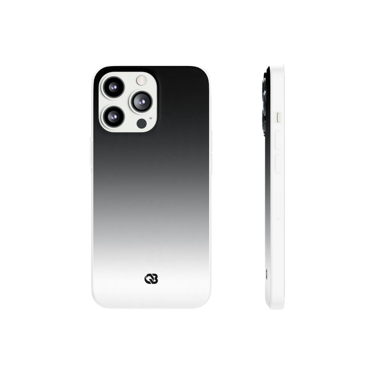 Noir Ombre Fade · Lite Phone Case for iPhone ·  Black