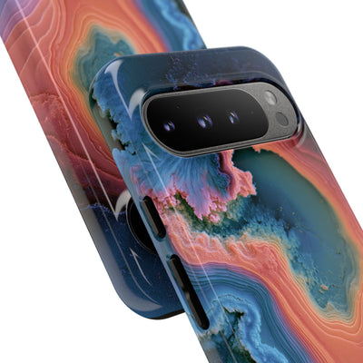 Luminous Resonance · Tough Phone Case for Pixel ·  Blue