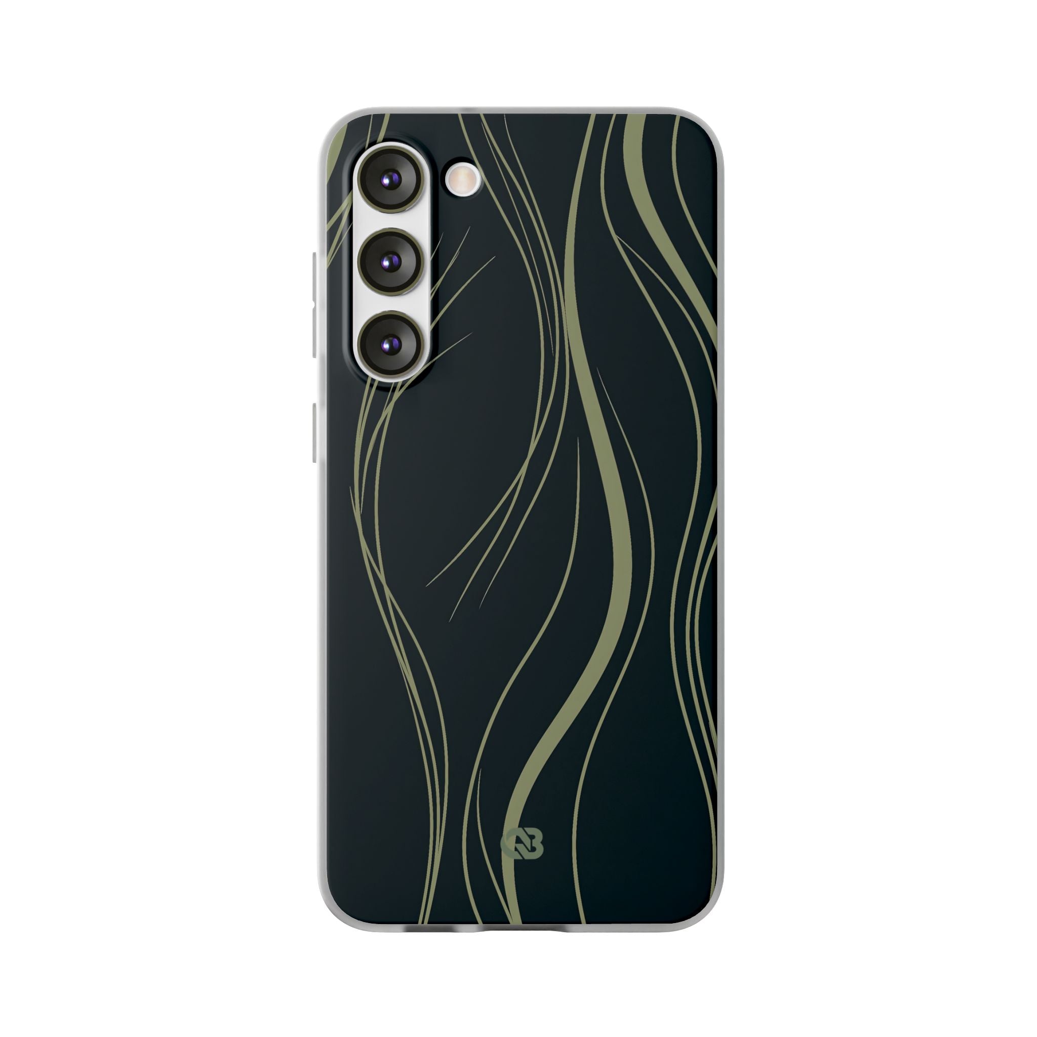 Green Lite Phone Case for Samsung - Obsidian Sage Flow