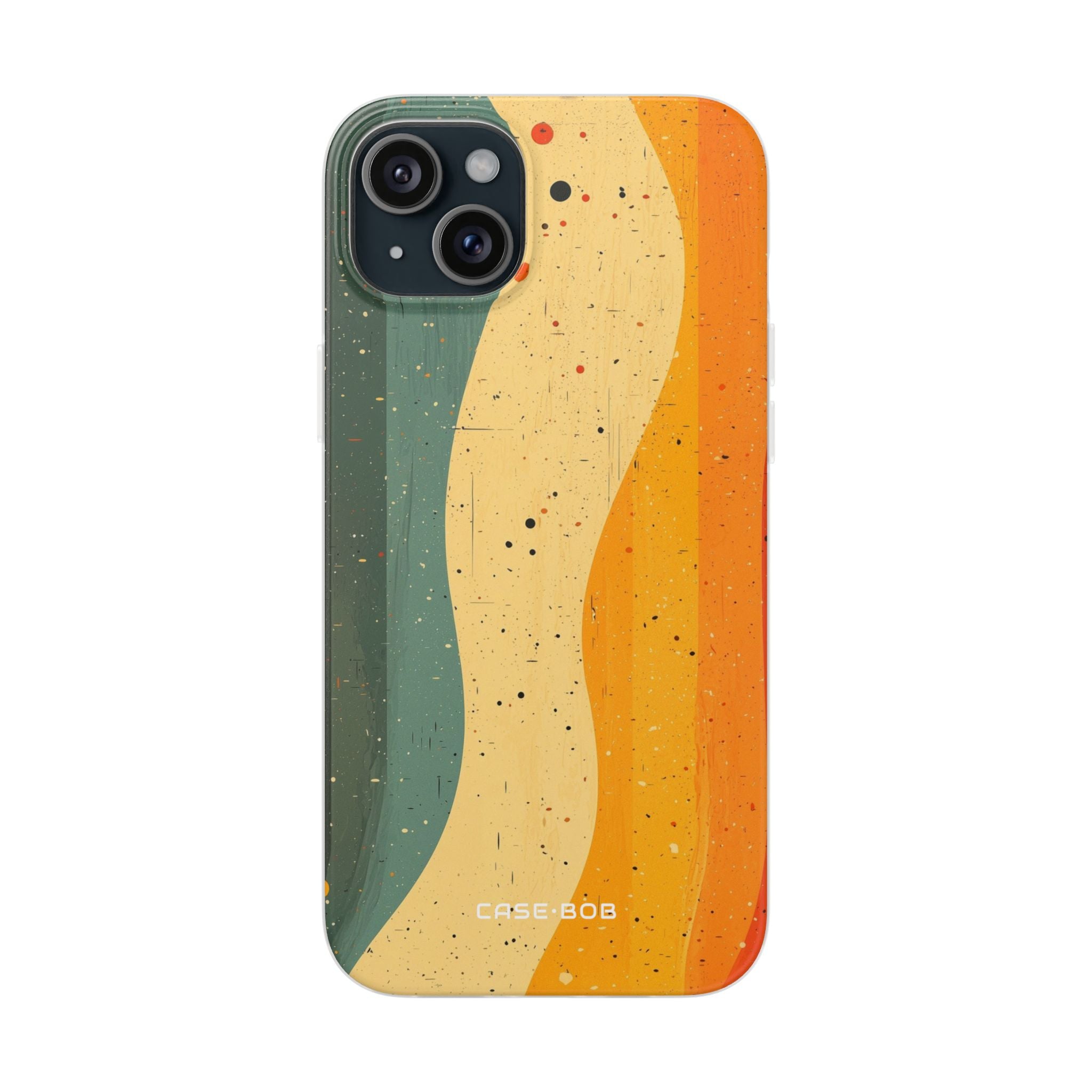 Wellenförmiger Waldschleier iPhone 15 Plus Case - Soft