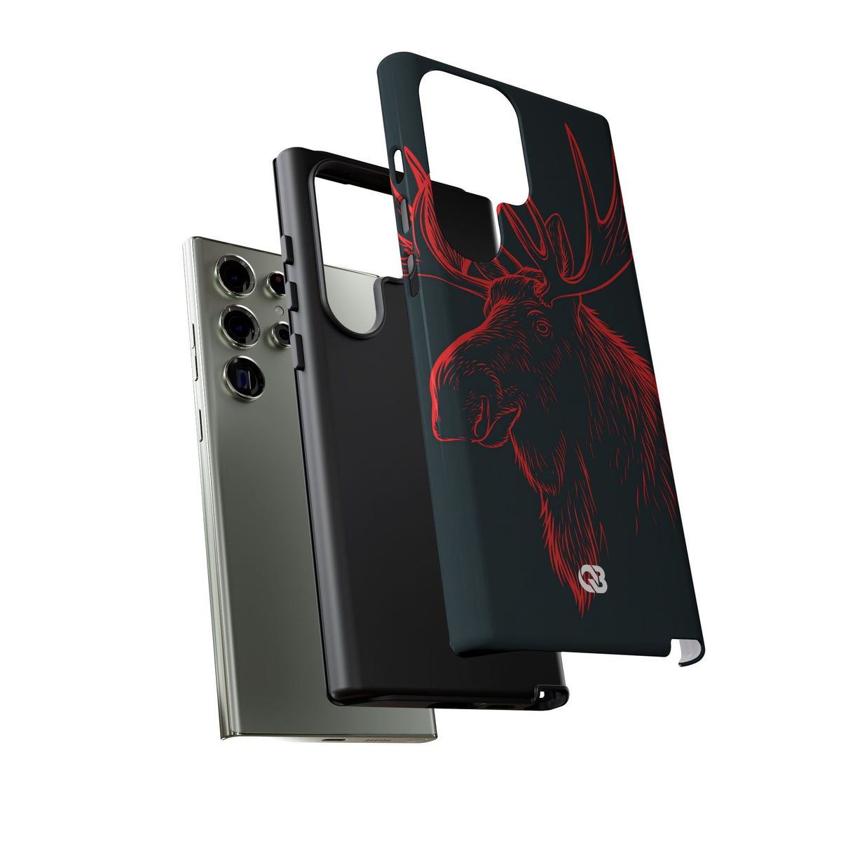 Nordic Elk · Tough Phone Case for Samsung · Black
