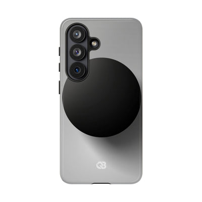 Grey Tough Phone Case for Samsung - Matte Onyx Sphere