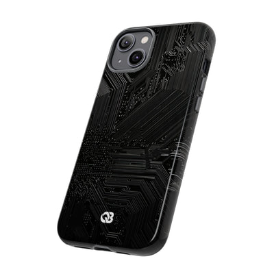 Obsidian Circuitry · Tough Phone Case for iPhone · Black