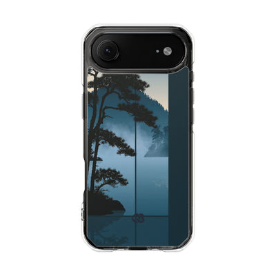 Blue Impact MagSafe Phone Case for iPhone - Kyoto Mist Pine
