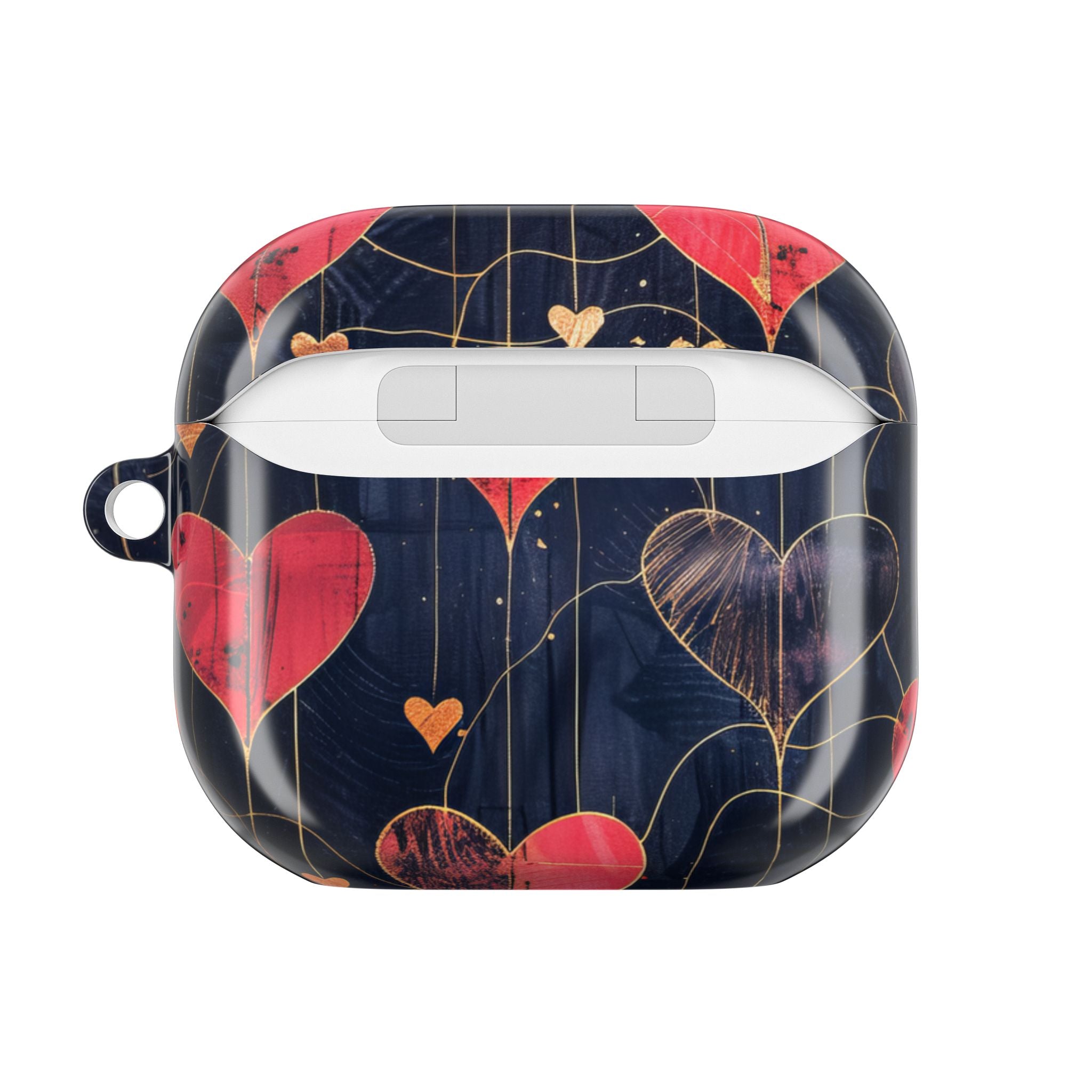 Textured Heart Grid - AirPods Case