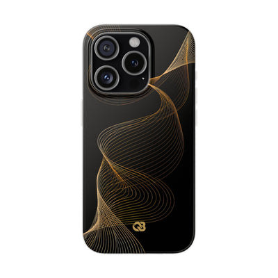 Gold Lite Phone Case for iPhone - Burnished Bronze Helix