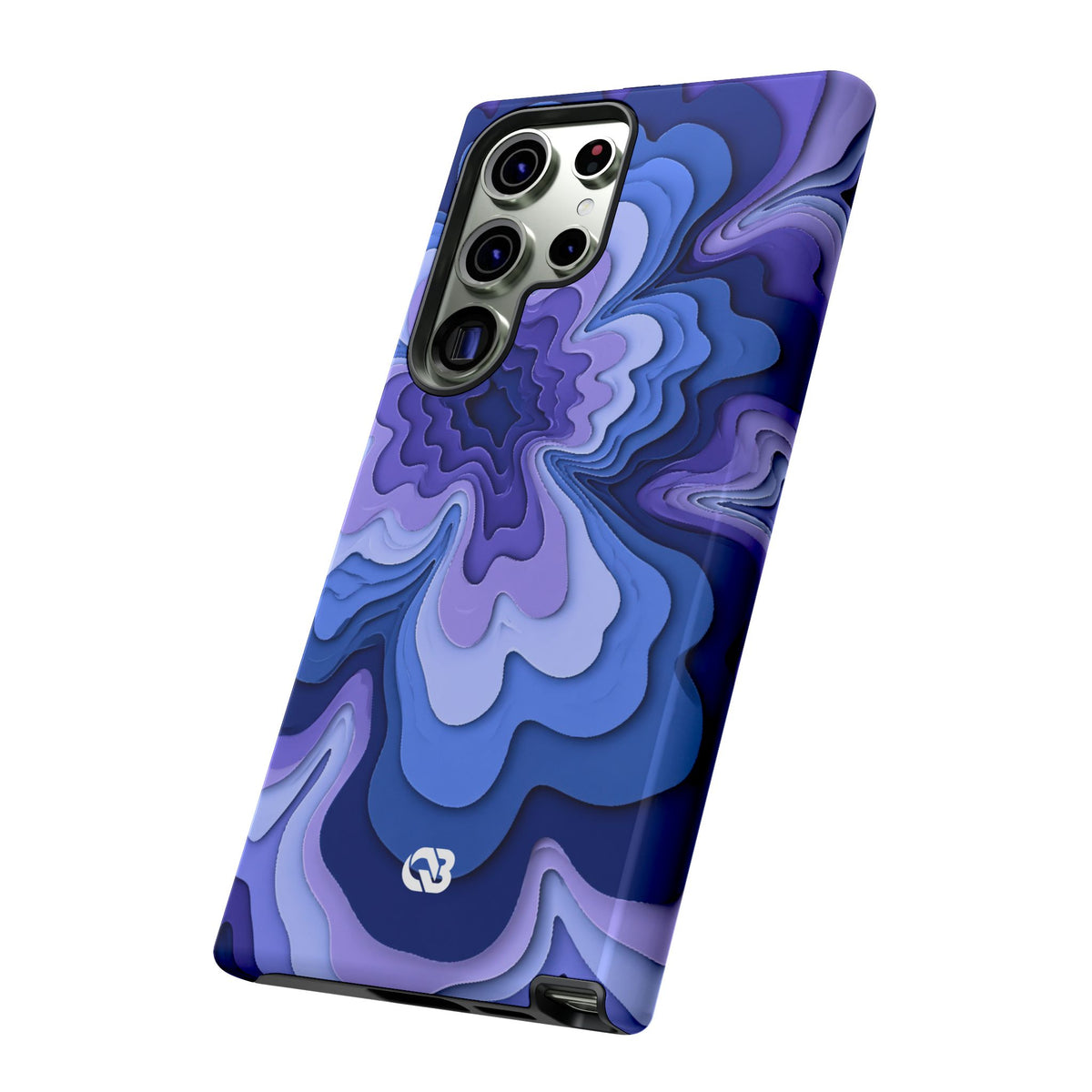 Periwinkle Strata Bloom · Tough Phone Case for Samsung · Purple