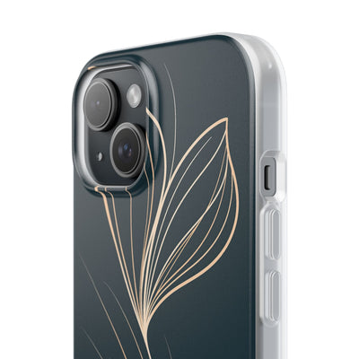 Teal Lite Phone Case for iPhone - Sandstone Silk Flora