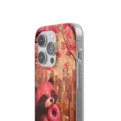 Crimson Donut Bandit · Soft Custodia per iPhone