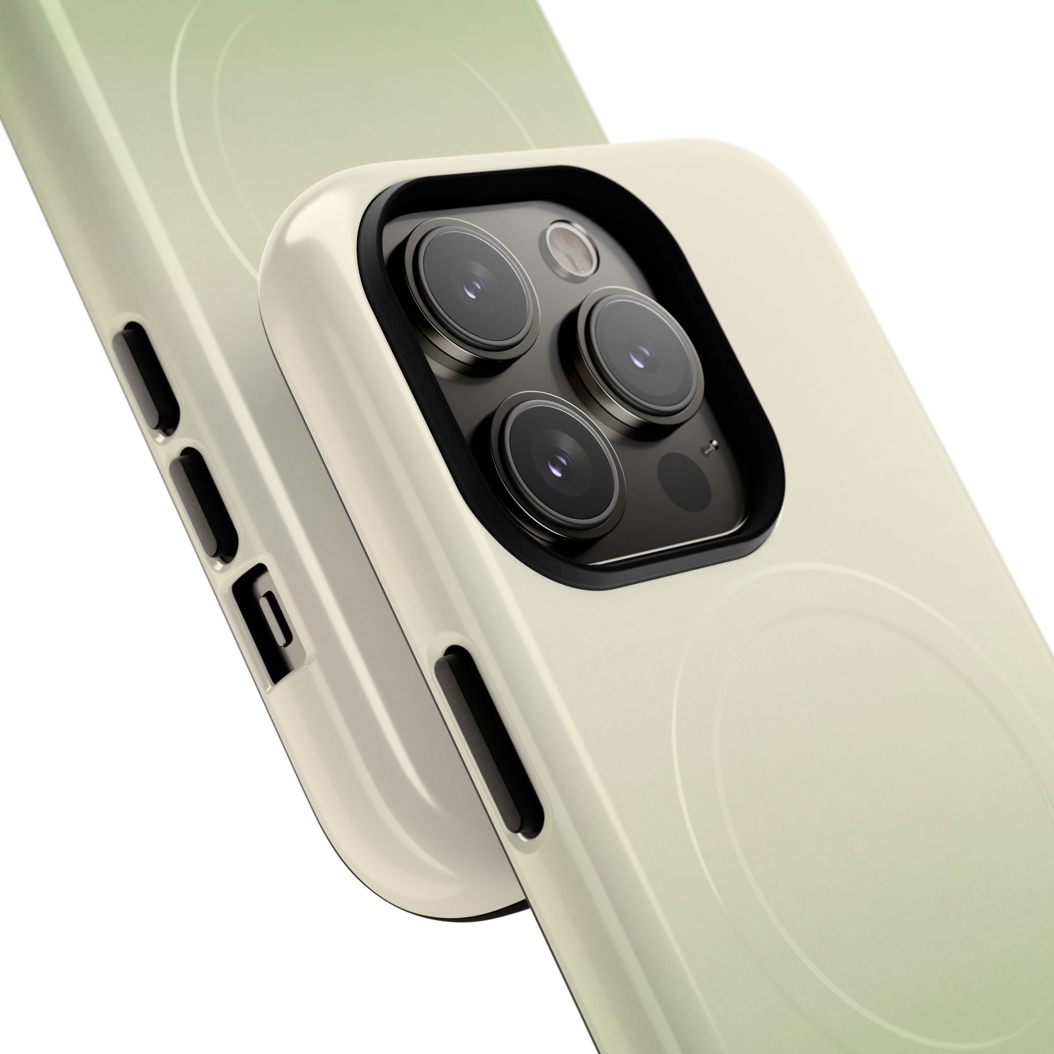 Green Tough 2.0 Magsafe Phone Case for iPhone - Bone Sage Fade