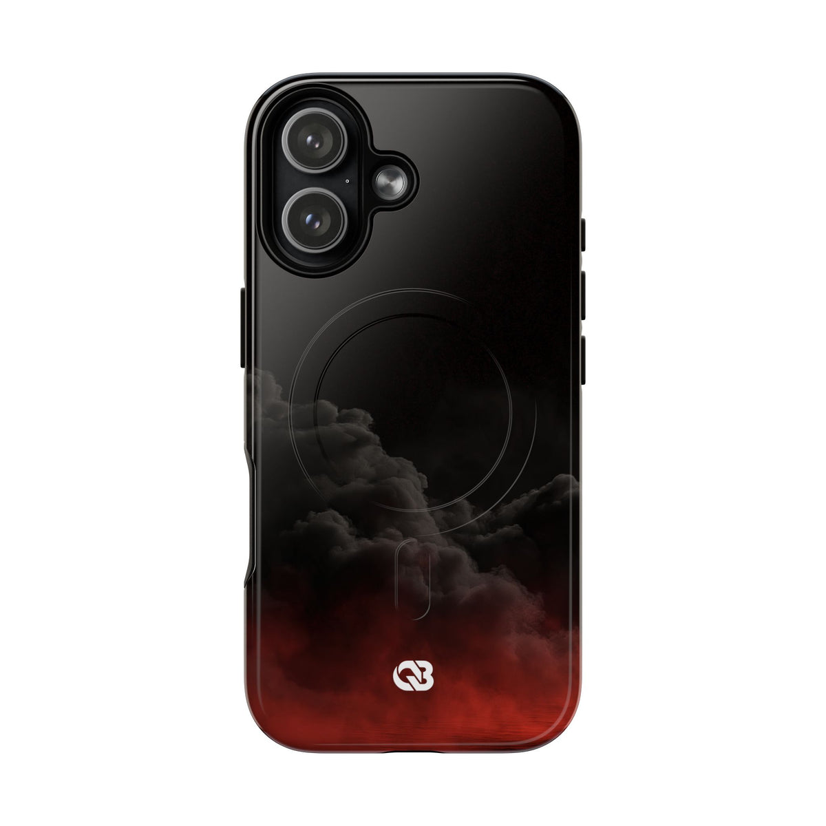 Crimson Fog Void · Tough 2.0 Magnetic Phone Case for iPhone · Black