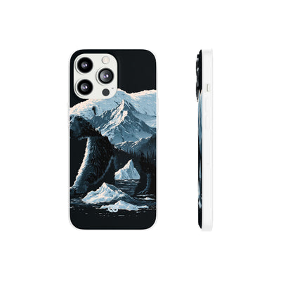 Nordic Arctic Bear · Lite Phone Case for iPhone ·  Black