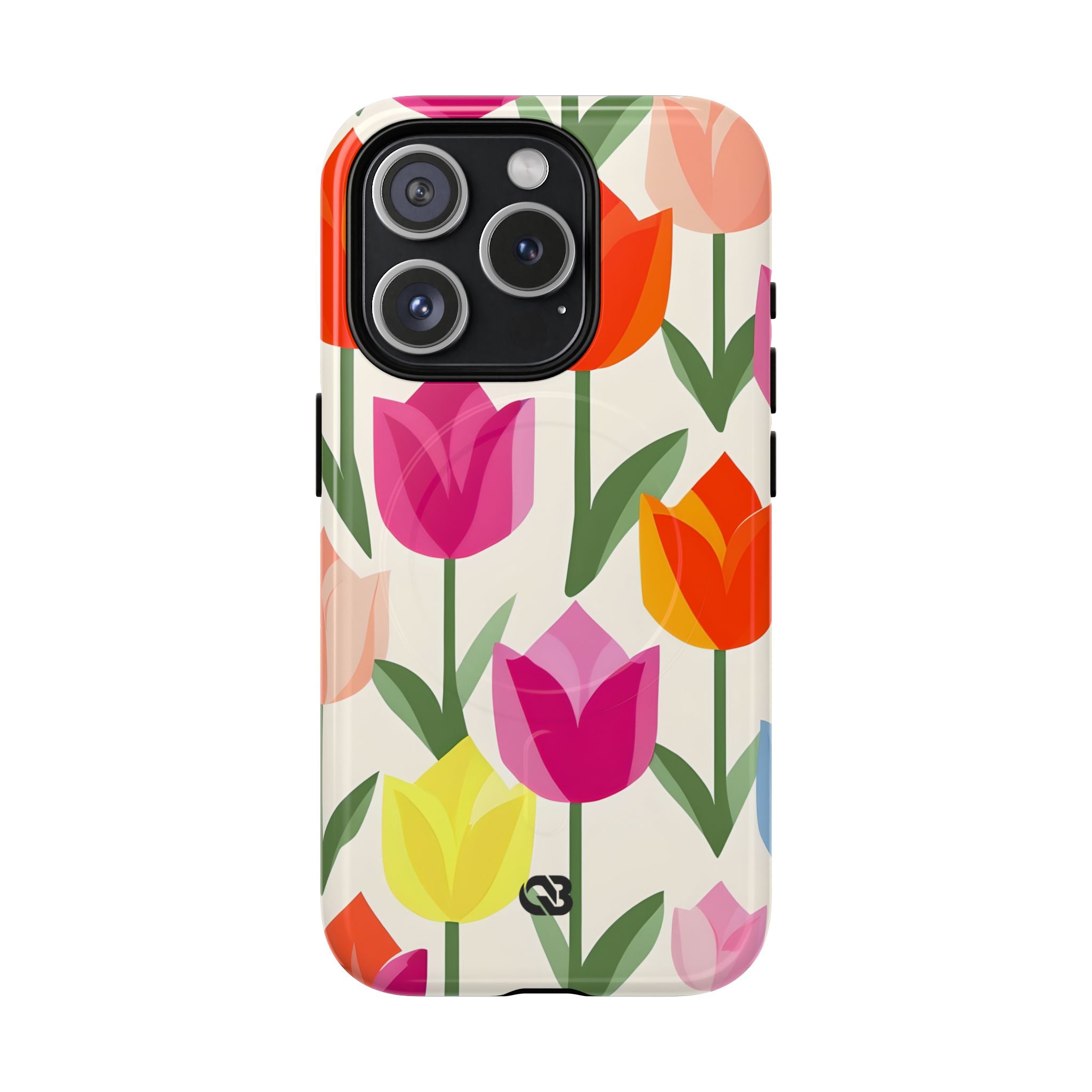 Vibrant Petal Grid · Tough+ Handyhülle für iPhone · Magsafe