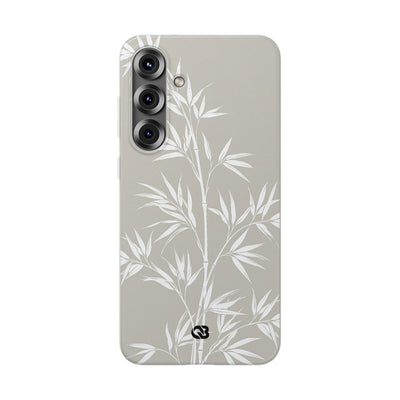 Beige Lite Phone Case for Samsung - Sandstone Bamboo Stalks