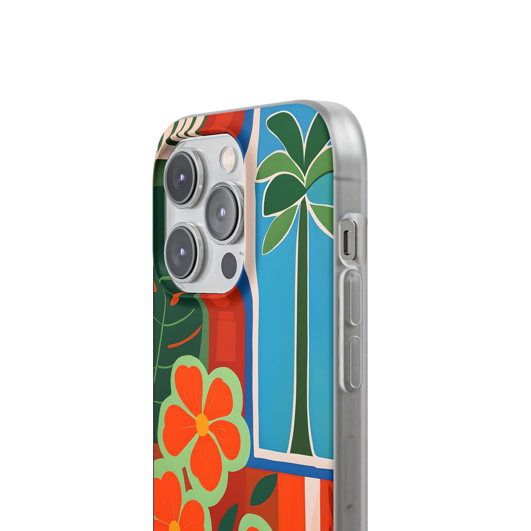 Vivid Jungle Collage · Soft Case dla iPhone