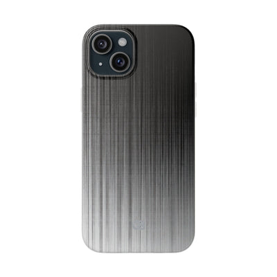 Grey Lite Phone Case for iPhone - Static Vertical Dither