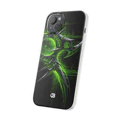 Cyber Sigil Grid · Lite Phone Case for iPhone ·  Green