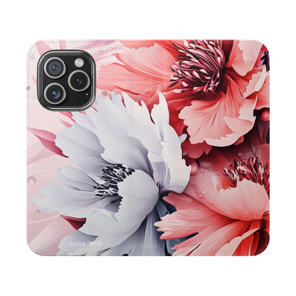 Coral Blossom - iPhone 15 Pro Case - Wallet