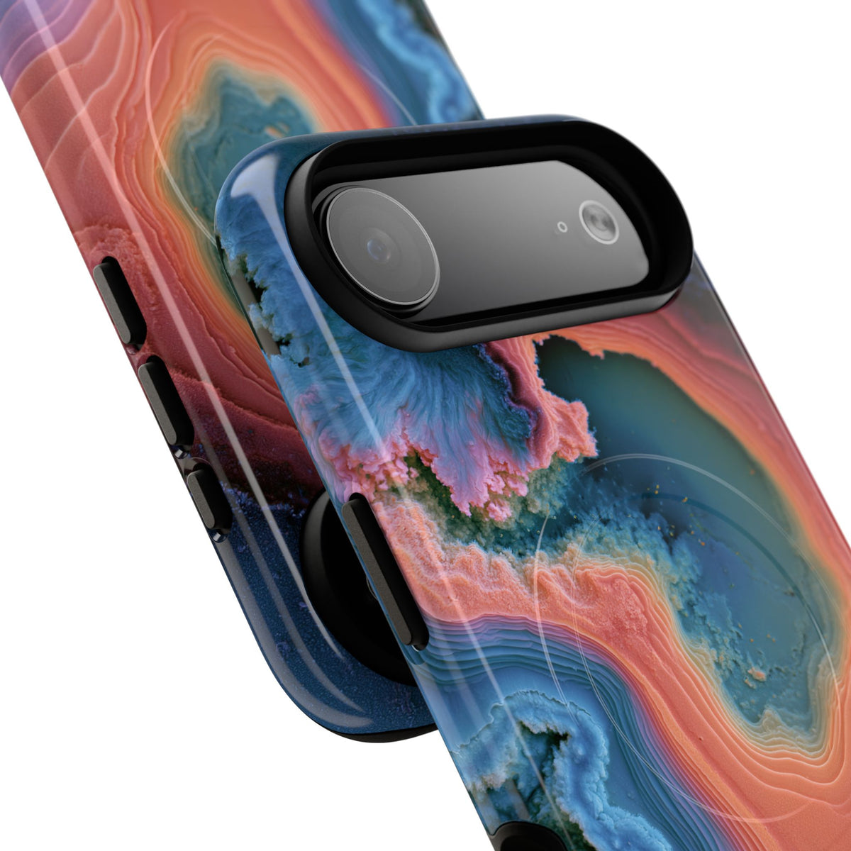 Luminous Resonance · Tough 2.0 Magnetic Phone Case for iPhone · Blue