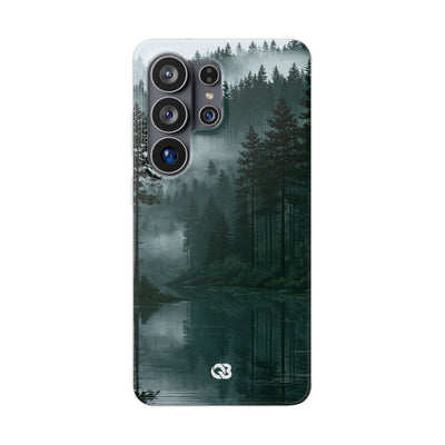 Misty Pine Reflections · Lite Phone Case for Samsung · Green