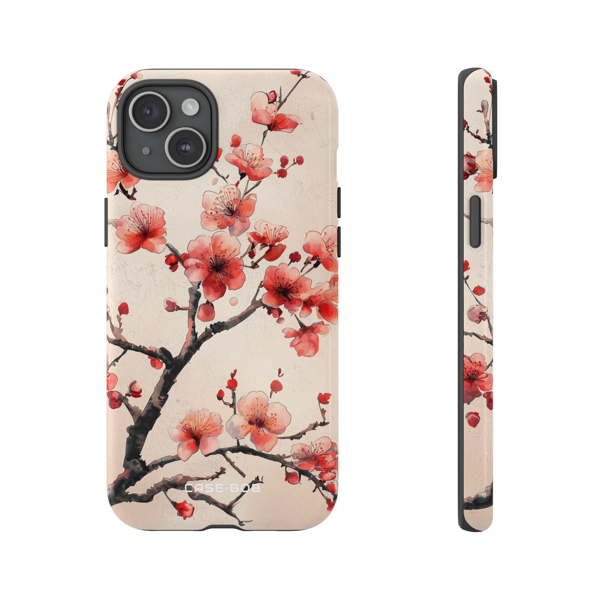 Blossom Shadow iPhone 15 Plus Case - Tough