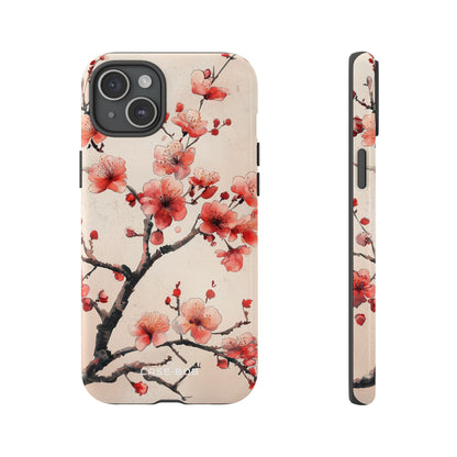 Blossom Shadow iPhone 15 Plus Case - Tough