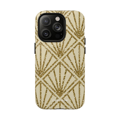 Gold Diamond Radiance iPhone 14 Pro Case - Tough+