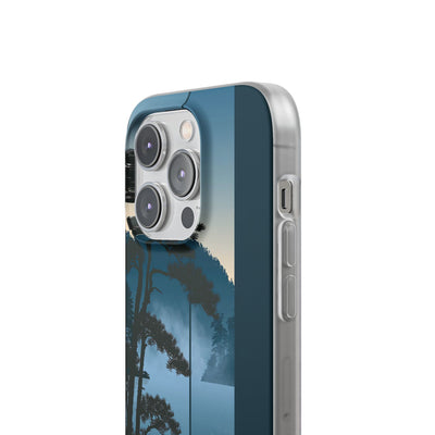 Blue Lite Phone Case for iPhone - Kyoto Mist Pine