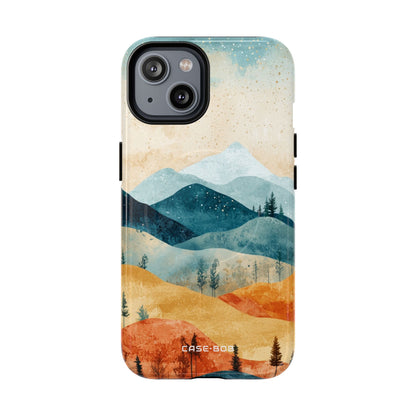 Moonlit Mountains iPhone 14 Case - Tough+